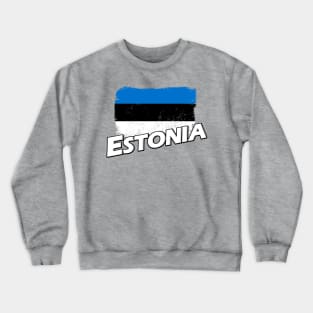 Estonia flag Crewneck Sweatshirt